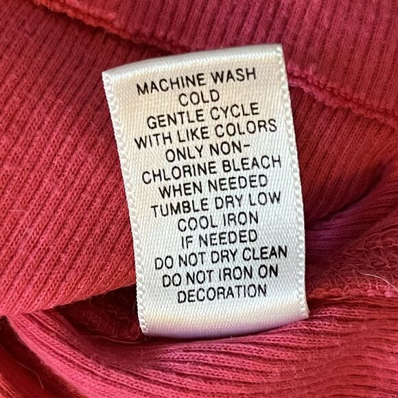 Nollie Hot Pink Ribbed Tank Top Womens Size M Cotton Poly Blend Raw Edge Top - Picture 6 of 6